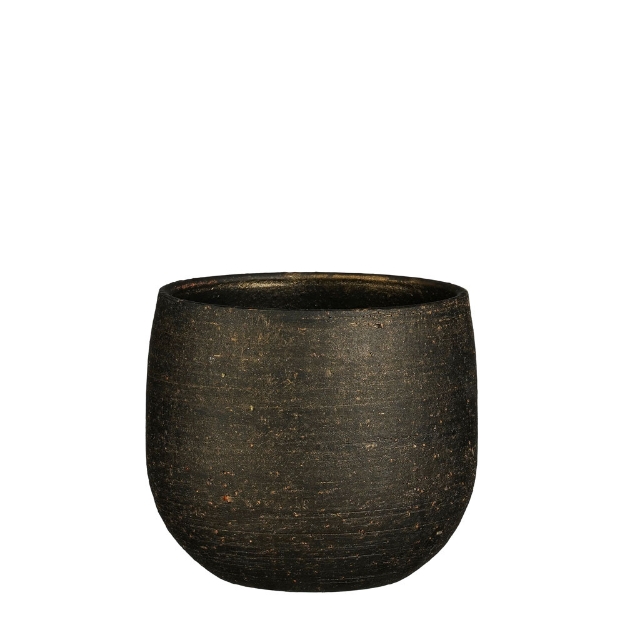 Image de Marcus pot ronde bronze metalliques - h14xd16cm - Mica