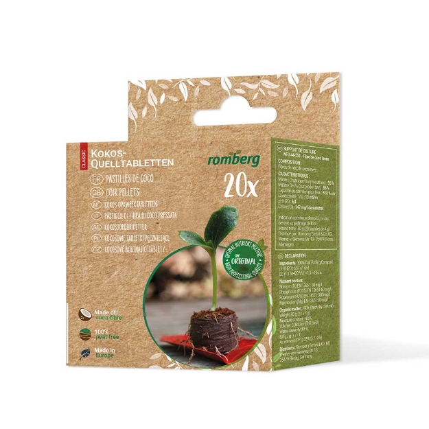 Image de 20 Pastilles de coco 36 mm Ø