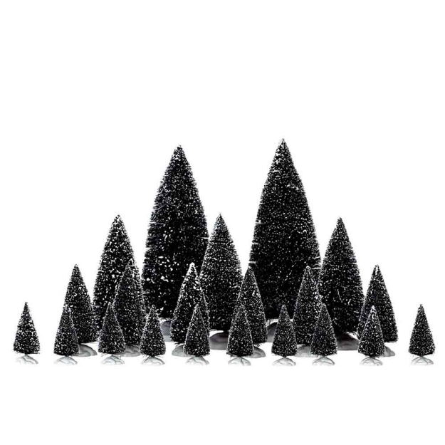 Image de Assortiment de 21 sapins - Lemax .