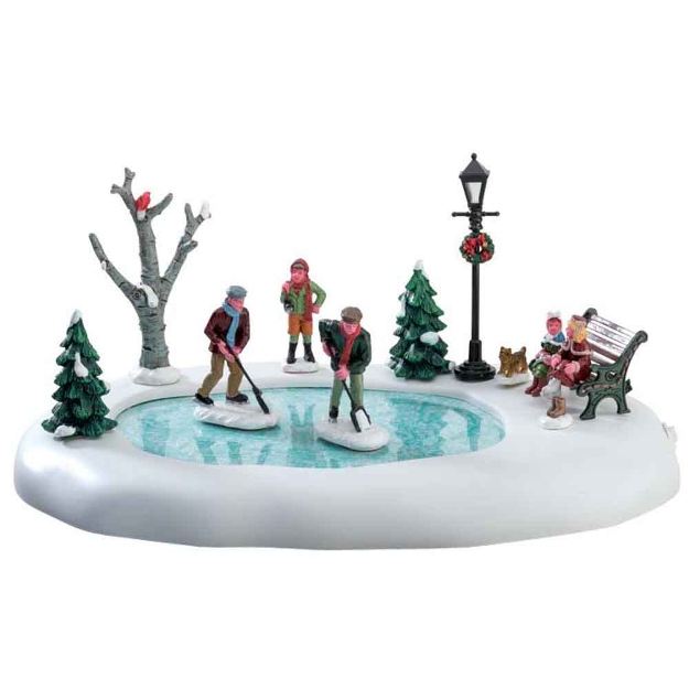 Image de Nettoyage de la patinoire - Lemax .