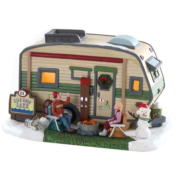 Image de La caravane du lac high rock - Lemax .