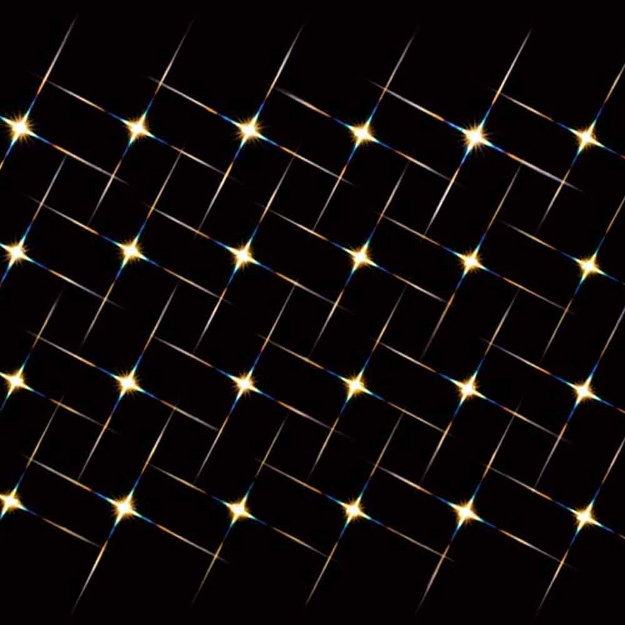 Image de Jeu de 24 guirlande de lumières jaunes magnifiques à piles, b/o (4.5v) - Lemax