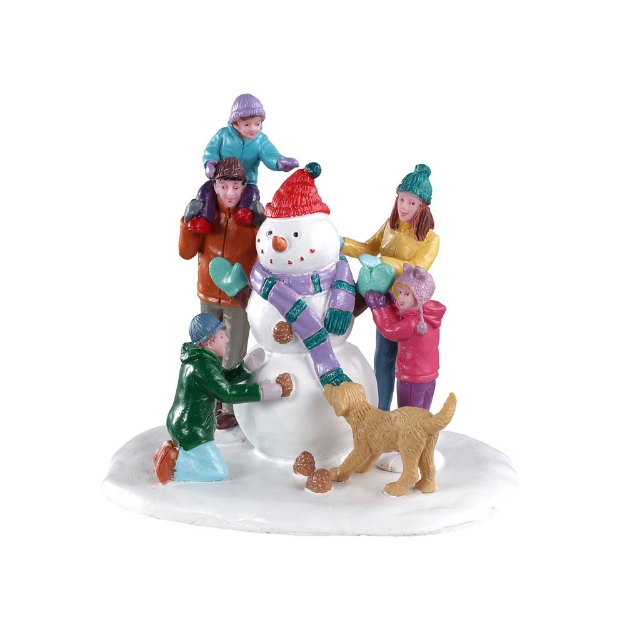 Image de Bonhomme de neige en équipe - Lemax