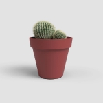 Image de POT CAPRI 14CM ROUGE FONCÉ