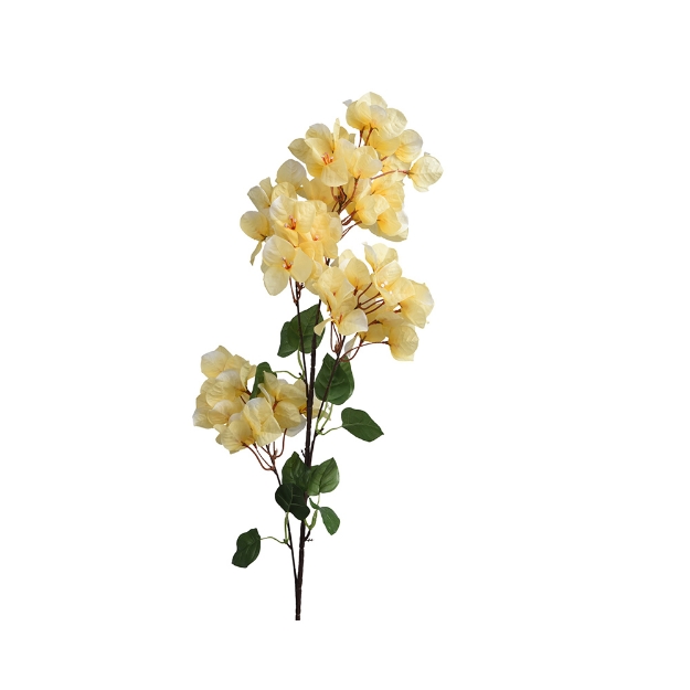 Image de Bougainvillier sur tige polyester jaune - Everlands