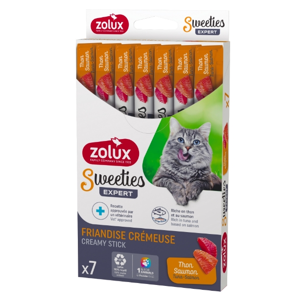 Image de FRD CHAT SWEETIES X7 SAUMN 98G