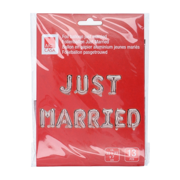 Image de Ballon en aluminium "Just Married"