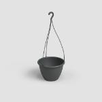 Image de POT ALGARVE SUSPENSION 30CM ANTHRACITE