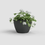 Image de POT ALGARVE MUR 30CM ANTHRACITE