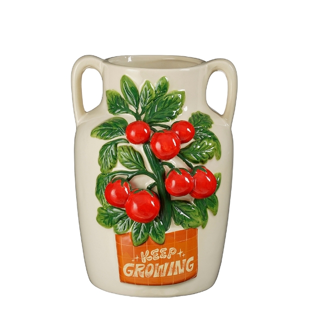 Image de Vase tomate rouge h26cm - Mica