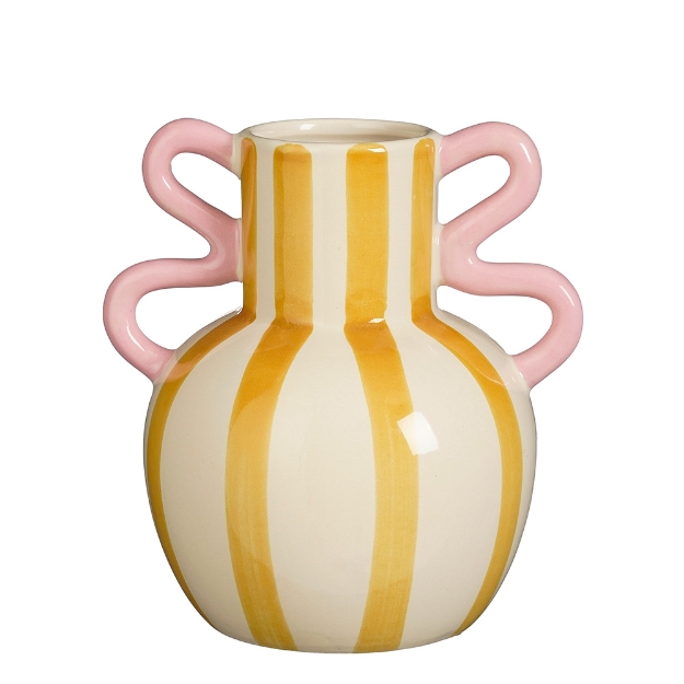Image de Vase jaune h21cm - Mica