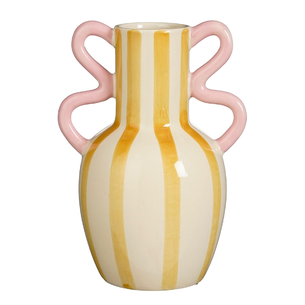 Image de Vase jaune h28,5cm - Mica