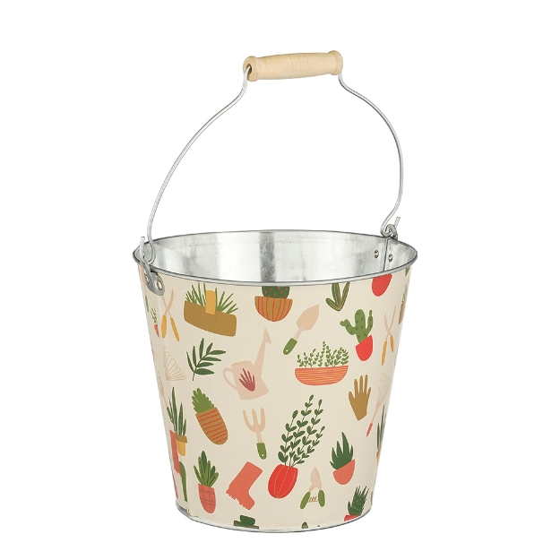 Image de Indica seau blanc casse - Mica