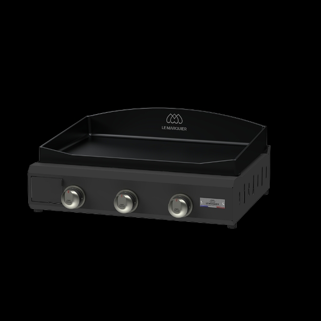 Image de Plancha AMALIA PRO Gaz 360 Noire