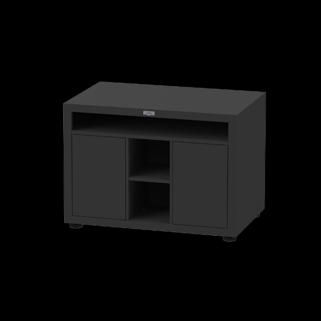 Image de Meuble cuisson XL, 110 x 70 cm Noir