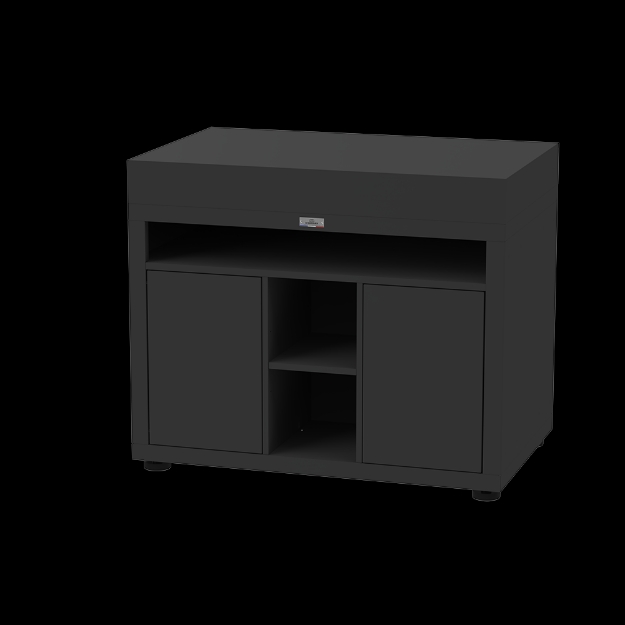 Image de Meuble tablette XL, 110 x 70 cm Noir