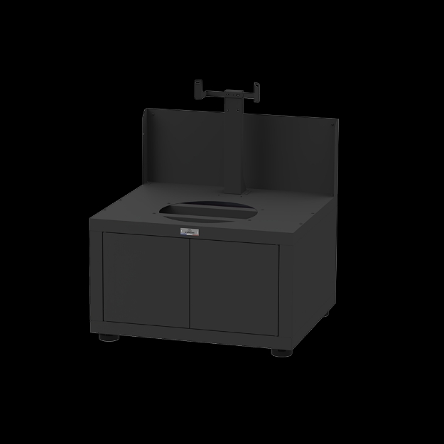 Image de Meuble kamado, 80 X 70 cm Noir