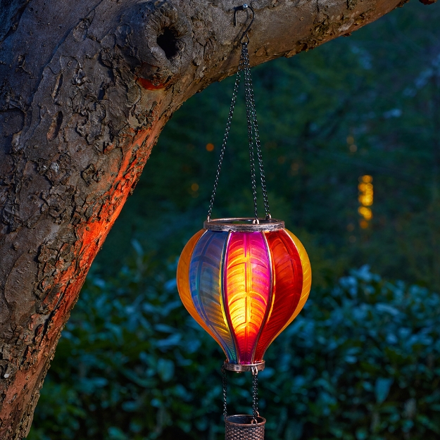 Image de Lanterne solaire Montgolfière Rainbow