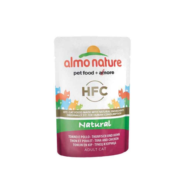 Image de HFC Cats 55g Natural - thon et poulet