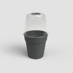 Image de POT DE CULTURE MADAGASCAR 30CM ANTHRACITE