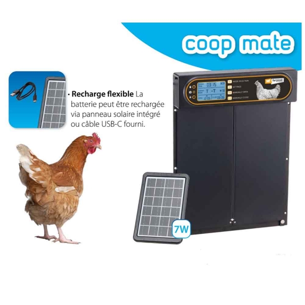 Image de KIT PORTE AUTOMATIQUE POUR POULAILLER