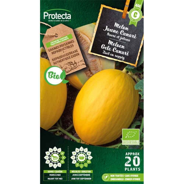 Image de Graines melon jaune canari fr-bio-15