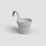 Image de POT CAPRI BALCON INDIVIDUEL 20CM GRIS CLAIR