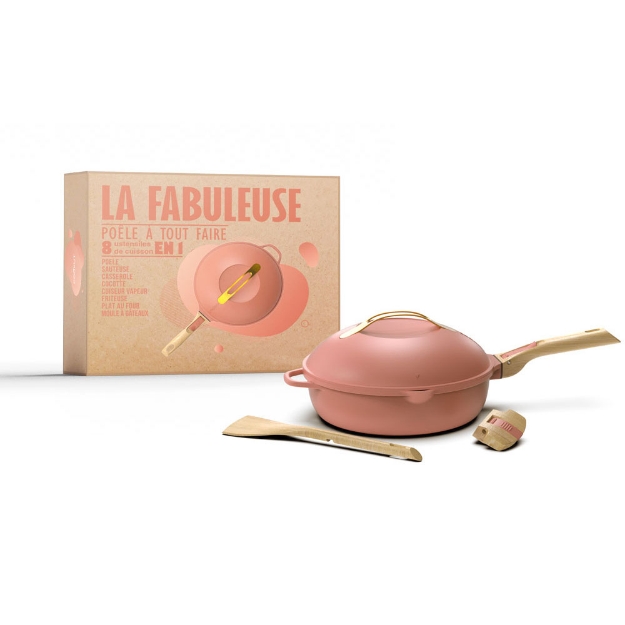 Image de La fabuleuse poele 28cm - pivoine - Cookut