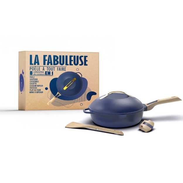Image de La fabuleuse poele 28cm - saphir - Cookut