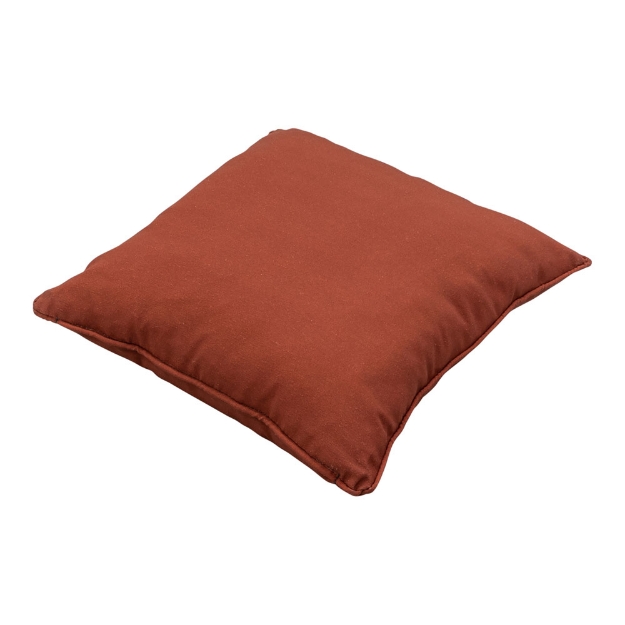 Image de Coussin décoratif avec passepoil 60 terra