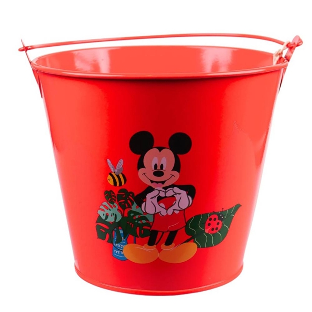 Image de Seau Mickey dessin 1 rouge - Disney