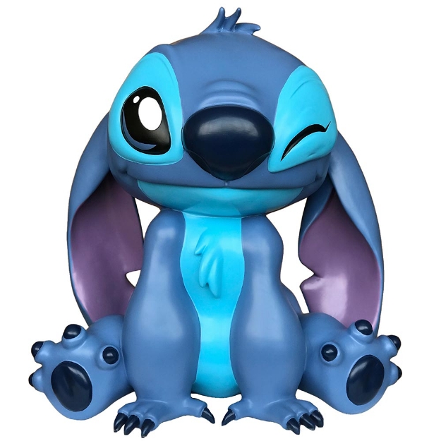Image de Statue de jardin 3D Stitch assis - Disney