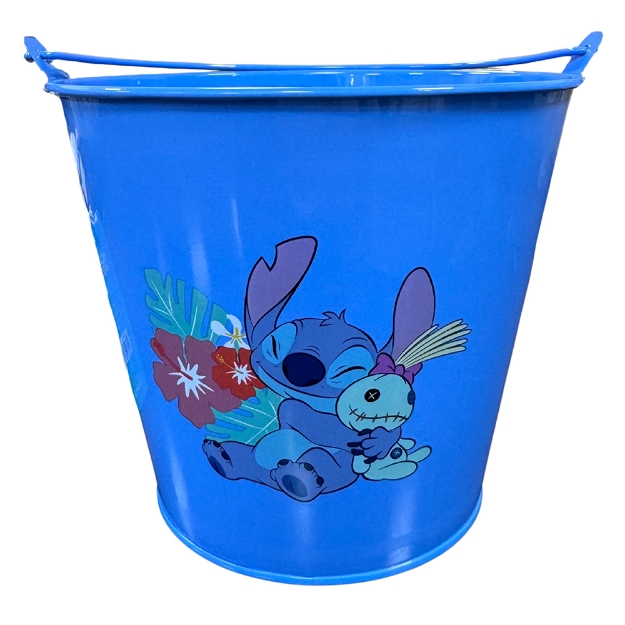Image de Seau Stitch dessin 2 bleu - Disney