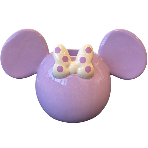 Image de Pot de fleurs 3D Minnie violet 5 cm - Disney
