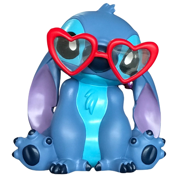 Image de Statue Stitch avec lunettes Valentine - Disney