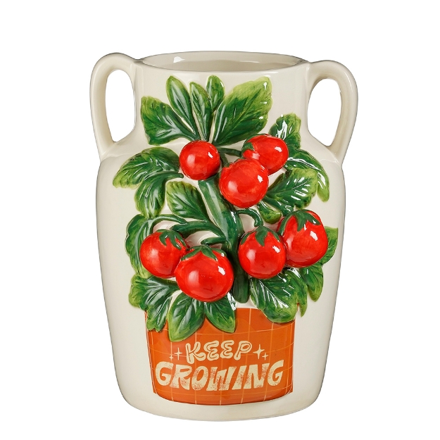 Image de Vase tomate rouge h30cm - Mica