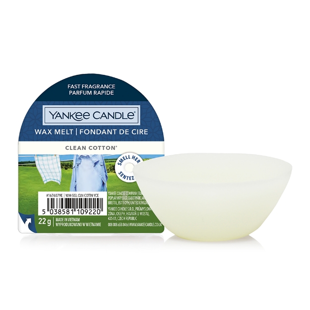 Image de Clean Cotton New Wax Melt - Yankee Candle