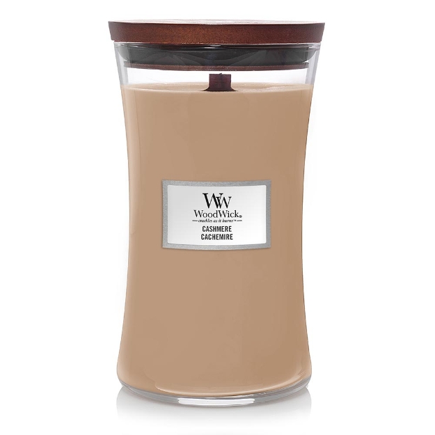 Image de Cashmere Large Candle - WoodWick