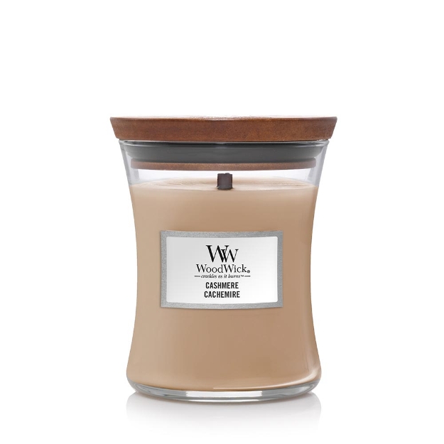Image de Cashmere Medium Candle - WoodWick