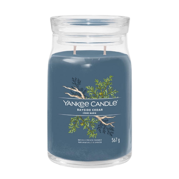 Image de Bayside Cedar Signature Large Jar - Yankee Candle