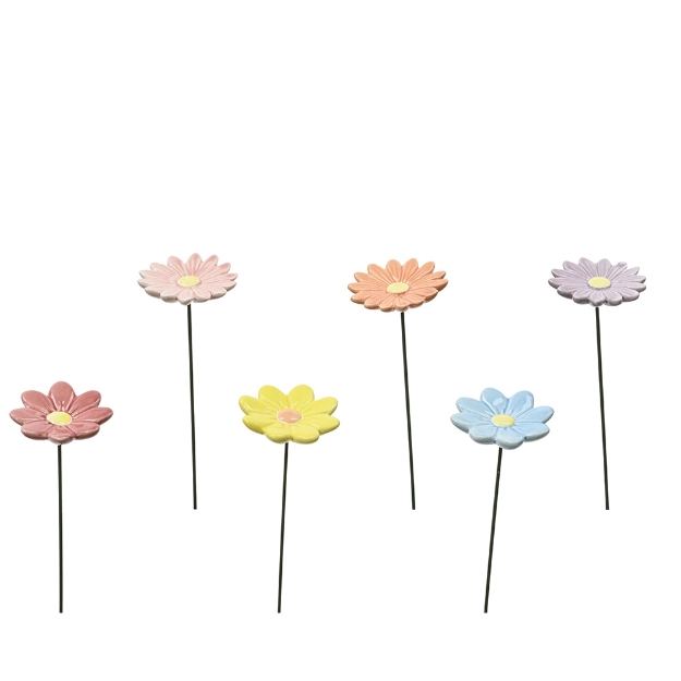 Image de Fleur porcelaine sur tige - Decoris