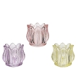 Image de Photophore verre fleur - Decoris