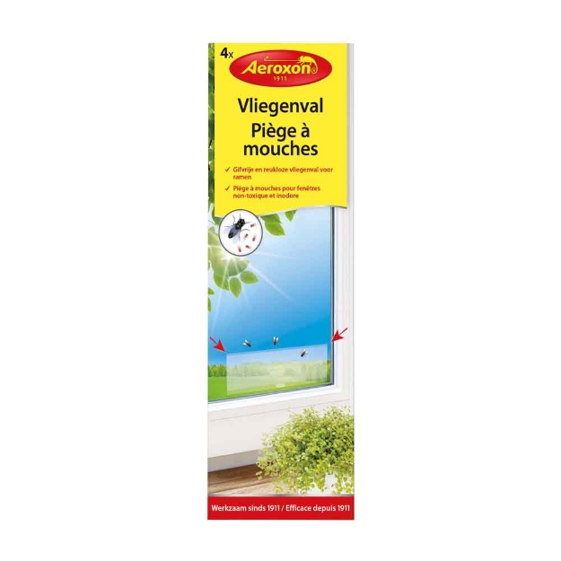 Image de AER PIÈGES À MOUCHES POUR FENÊTRE 4 PCS