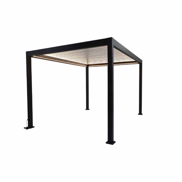 Image de PERGOLA BIOCLIMATIQUE REYNO MOTORISÉE ANTHRACITE