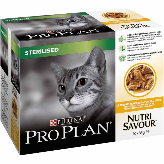 Image de Pro Plan Cat Senior Sterilised Adult Dinde 10x85g