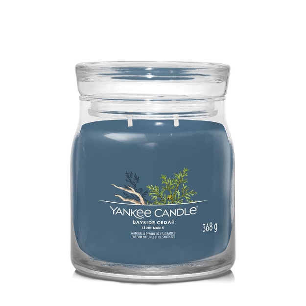 Image de Bayside Cedar Signature Medium Jar - Yankee Candle