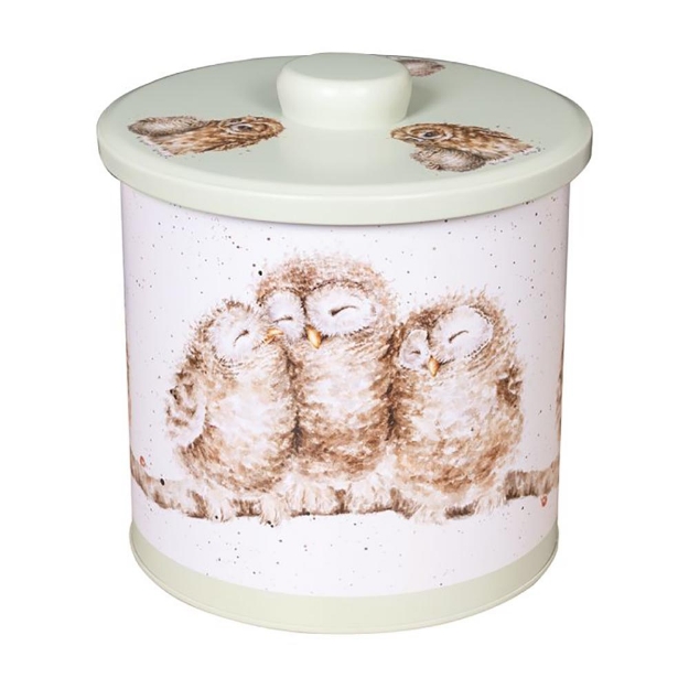 Image de Boîte à biscuits hibou « The Country Set » - Wrendale