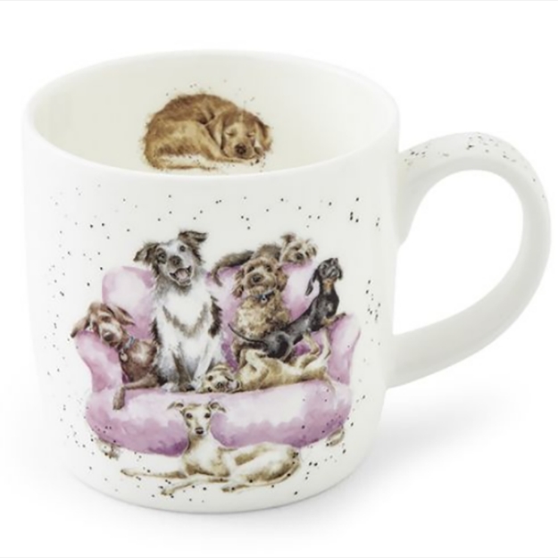Image de Mug chiens « Soirée cinéma » - Wrendale