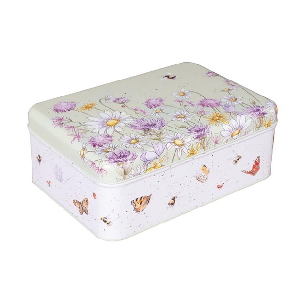 Image de Boîte rectangulaire « The Country Set » Abeille et Papillon - Wrendale