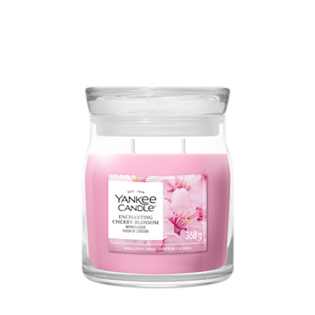 Image de Enchanting Cherry Blossom Signature Medium Jar - Yankee Candle